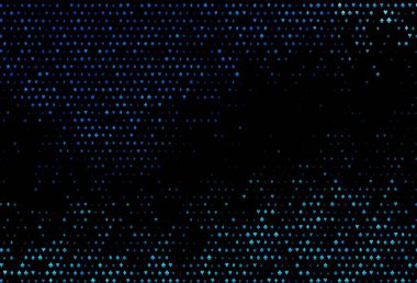 Koyu mavi vektör düzeni ve kart elemanları. Renkli resimler, kalpler, maça, sinek, elmas. Vegas 'ta parti ilanları, etkinlikler.