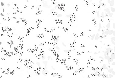 Soyut biçimlerde Light Black vektör arkaplanı. Modern tarzda değişen renkli kaotik formlar. Web siteniz için basit tasarım.