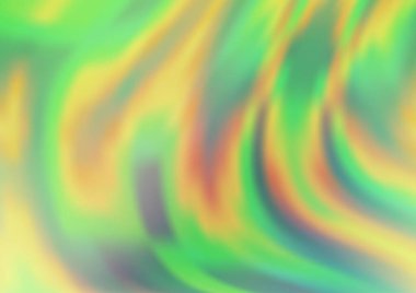 Açık Yeşil, kıvrık kurdeleli kırmızı vektör deseni.