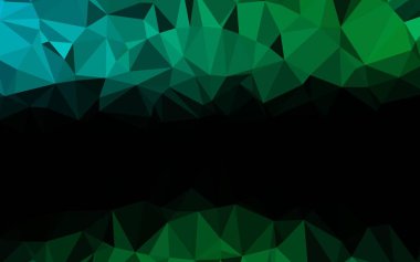 Koyu Mavi, Yeşil vektör düşük poli düzeni.