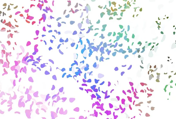 メンフィスの形をした軽い多色 虹ベクトルテンプレート 抽象的なスタイルでカラフルなグラデーションのイラスト 携帯電話の背景 — ストックベクタ