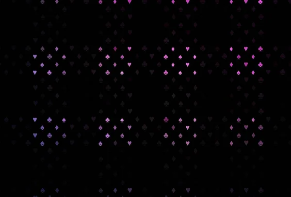 Escuro Roxo Layout Vetorial Rosa Com Elementos Cartões Gradiente Colorido — Vetor de Stock
