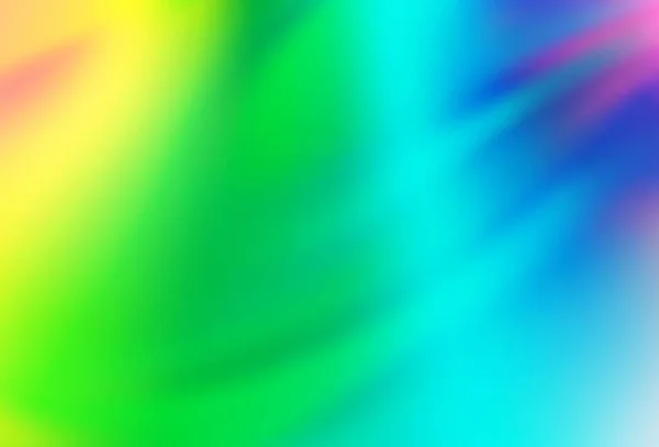 Helles Multicolor Regenbogen Vektor Verschwommen Und Farbiges Muster Neue Farbige — Stockvektor
