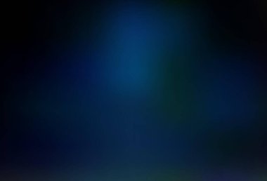 Koyu mavi vektör bulanık ve renkli arkaplan. Gradyanı olan belirsiz bir soyut çizim. İşiniz için basit tasarım.