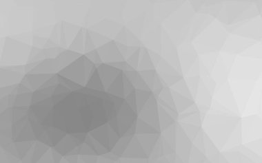 Açık Gümüş, Gri vektör çokgen arkaplan.