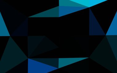 Işık Mavisi vektörü üçgen arkaplan.