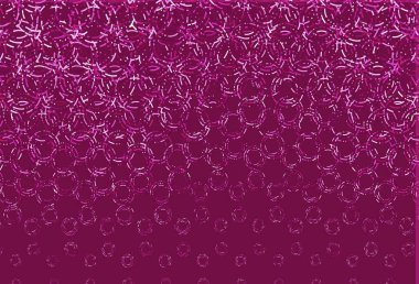 Kabarcıklı açık pembe vektör arkaplanı. Renkli su damlaları olan modern soyut çizimler. Marka kitabın için tamamen yeni bir şablon.