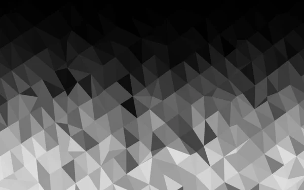 ライトシルバーグレーベクトル多角形抽象的な背景 — ストックベクタ