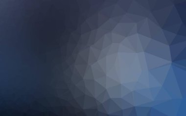 Koyu mavi vektör çokgen arkaplan.