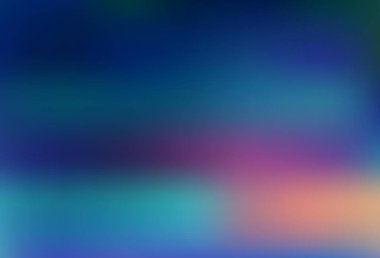 Açık mavi renk vektörü bulanık ve renkli arkaplan. Renkli soyut çizimler ve gradyan. İşiniz için yepyeni bir tasarım..