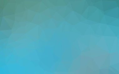 Açık BLUE vektör çokgen arkaplan.