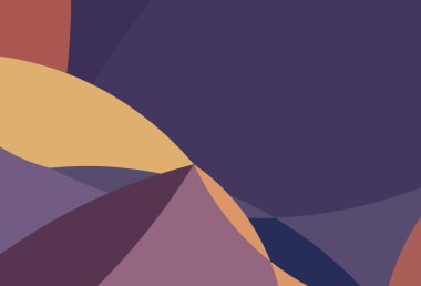 Kabarcık şekilli koyu mor vektör şablonu. Çağdaş gradyan soyut çizgileri olan çizimler. İş tasarımınız için şablon.