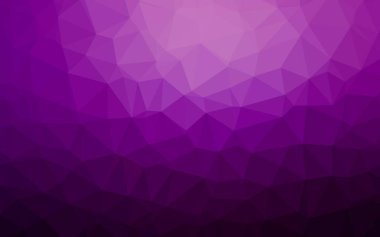 Koyu Mor vektör çokgen yerleşimi.