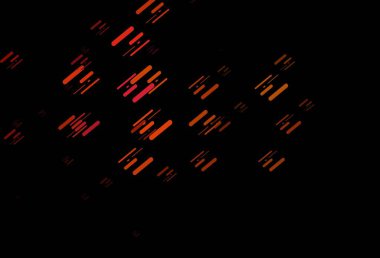 Koyu pembe, düz çizgileri olan sarı vektör düzeni. Bulanık dekoratif tasarım basit bir şekilde çizgilerle. Reklamınız, posteriniz, afişiniz için en iyi tasarım.