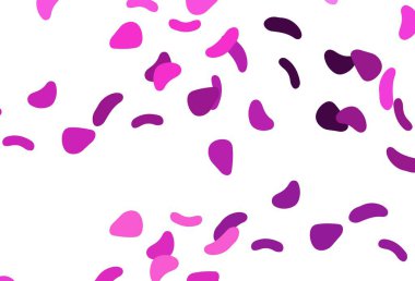 Açık pembe, soyut şekilli mavi vektör arkaplan. Modern tarzda değişen renkli kaotik formlar. Web siteniz için basit tasarım.