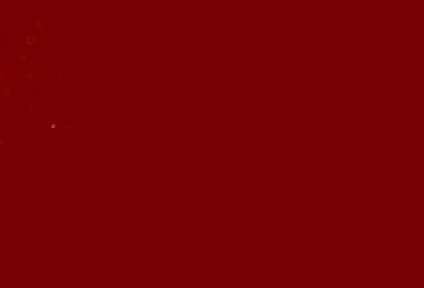 Светло Красная Векторная Компоновка Круговыми Пятнами Кубиками Абстрактный Фон Красочными — стоковый вектор