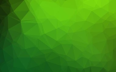 Açık Yeşil Vektör soyut çokgen dokusu.