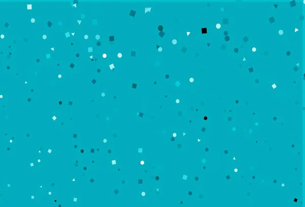 Couvercle Vectoriel Bleu Clair Style Polygonal Avec Des Cercles Illustration — Image vectorielle