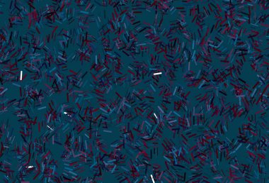 Tekrarlanan çubuklu koyu yeşil vektör şablonu. Sopalı modern geometrik soyut çizim. TV reklamları için arkaplan.