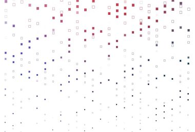 Açık mavi, kristalli, dikdörtgenli kırmızı vektör deseni. Renkli dikdörtgenleri olan bir resim. İş broşürleri, broşürler için desen.