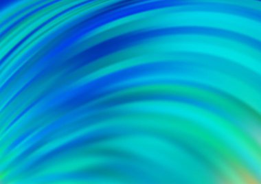 Açık Mavi, çizgili yeşil vektör deseni, oval.