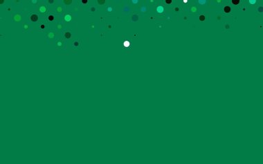 Disklerle Açık Yeşil vektör dokusu.