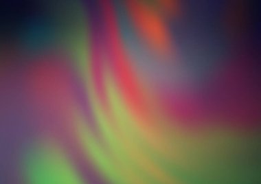 Koyu mavi, kırmızı vektör modern bokeh deseni.