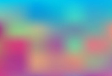 Açık mavi, kırmızı vektör bokeh deseni. Gradyan ile modern soyut çizim. İşiniz için en iyi bulanık tasarım.