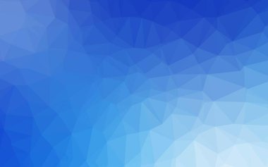 Hafif BLUE vektörü düşük poli kapağı.