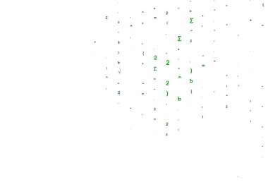 Işık Çokrenkli, gökkuşağı vektör dokusu ve matematiksel semboller. Renkli cebir işaretli soyut illüstrasyon. Okul ve dil bilgisi siteleri için desen.