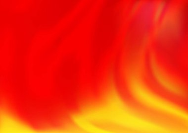 Açık Kırmızı, kabarcık şekilli sarı vektör şablonu.