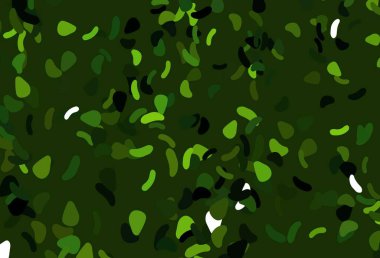 Memphis şekilli açık pembe vektör şablonu. Soyut tarzda rengarenk gradyan şekilleri olan bir resim. Bir cep telefonu için arka plan.