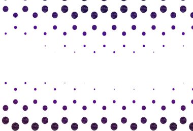 Çember şekilli açık mor vektör düzeni. Doğa tarzında bulanık halkaları olan güzel renkli çizimler. Suyun deseni, yağmur damlaları.