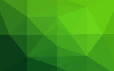 Açık Yeşil Vektör soyut çokgen düzeni.