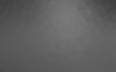 Koyu gümüş, gri vektör bulanık üçgen dokusu.