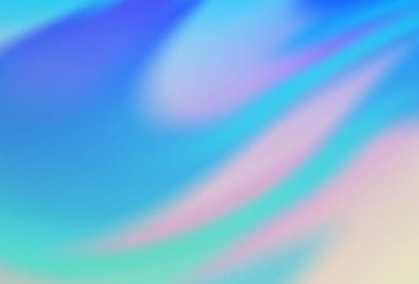 Açık mavi, yeşil vektör bulanık arkaplan. Renkli soyut çizimler ve gradyan. Tasarımlar için arka plan.