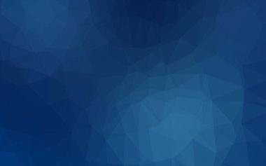 Koyu mavi vektör soyut mozaik arkaplan.