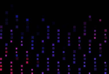 Koyu mavi, kırmızı vektör arkaplan, daireler, kareler. Renkli dikdörtgenleri ve daireleri olan bir resim. Cep telefonları için arka plan.