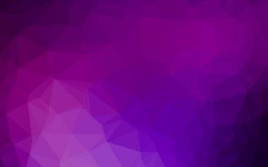 Koyu mor vektör düşük poli örtüsü.