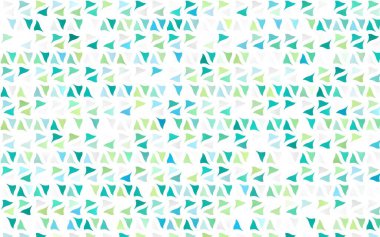 Açık Yeşil, üçgenli sarı vektör arkaplanı.