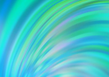 Açık Mavi, kabarcık şekilli yeşil vektör arkaplanı.