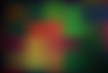 Koyu yeşil, kırmızı vektör bulanık ve renkli arkaplan. Bulanık ve gradyan renkte renkli çizimler. Tasarımınız için akıllı doku.