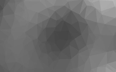 Açık Gümüş, gri vektör düşük polimerli kaplama.