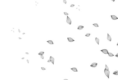 Light Silver, Gray vektör çizim düzeni. Soyut renkli yapraklarla dekoratif illüstrasyon. Boyama kitapları ve çocuklar için sayfalar.