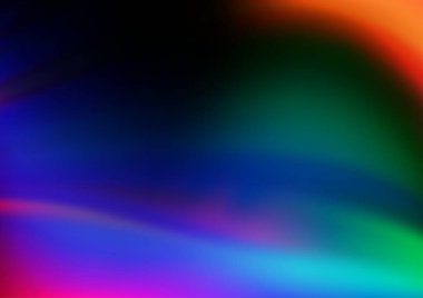 Koyu Çokrenkli, Gökkuşağı vektörü soyut parlak şablonu bulanıklaştırdı.