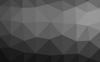 Açık Gümüş, gri vektör üçgen mozaik örtüsü.