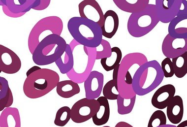 Noktalı koyu pembe vektör arkaplanı. Soyut arka planda bulanık kabarcıklar ve renkli gradyan. Marka kitabın için tamamen yeni bir şablon.