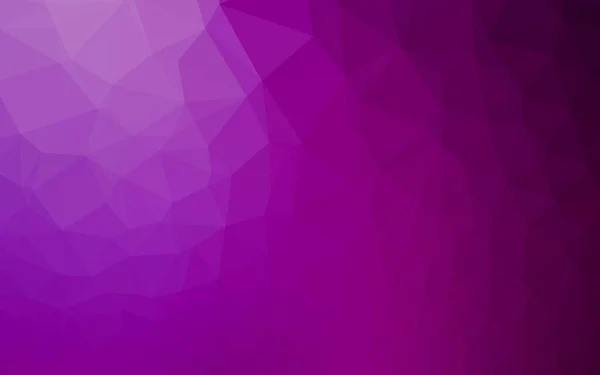 Light Purple Vector Polygonal Pattern — Stock Vector
