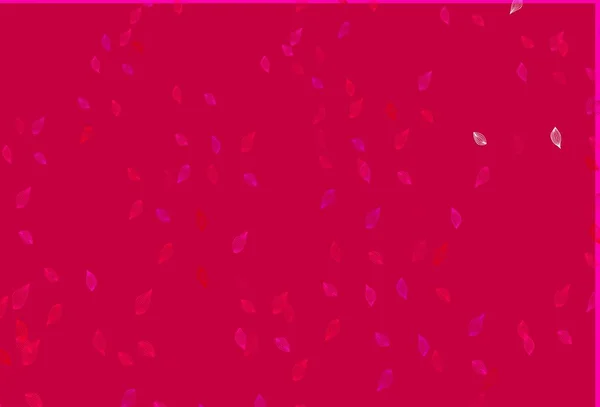 Светло Фиолетовый Розовый Патиссоны Цветными Листьями Натуральном Стиле Шаблон Руководителей — стоковый вектор