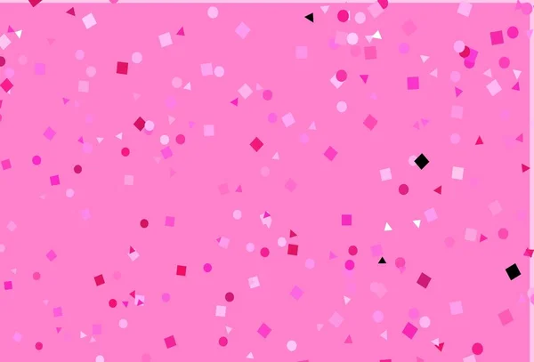 Ανοιχτό Ροζ Διανυσματικό Κάλυμμα Πολυγωνικό Στυλ Κύκλους Αφηρημένη Κλίση Εικονογράφηση — Διανυσματικό Αρχείο